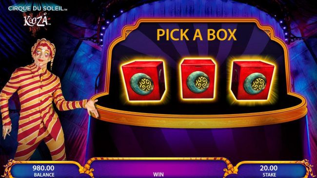 Pick a box to reveal a prize.