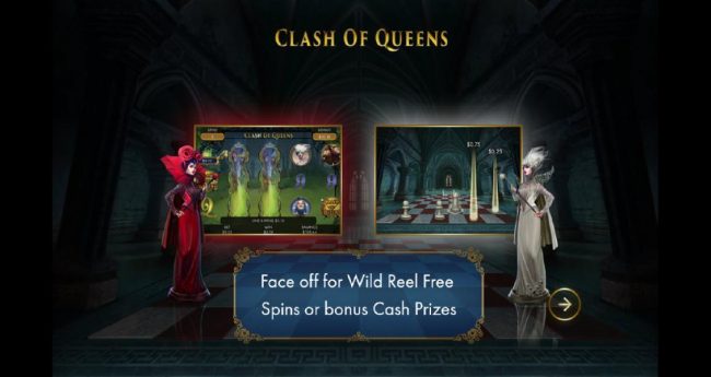 Face off for Wild Reel Free Spins or Bonus Cash Prizes.