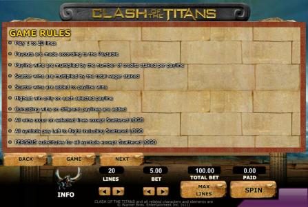 game rules