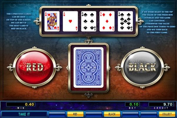 Red or Black Gamble feature