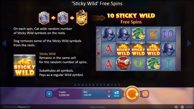 Sticky Wild Free Spins