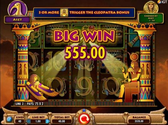 A 550.00 big win triggered by wild X2 multipliers