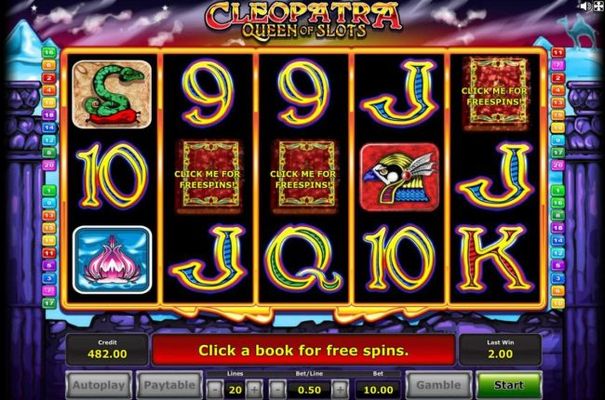 Three or more scatters anywhere on the reels triggers the Free Spins feature