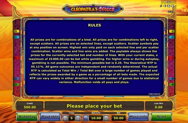 General Game Rules
