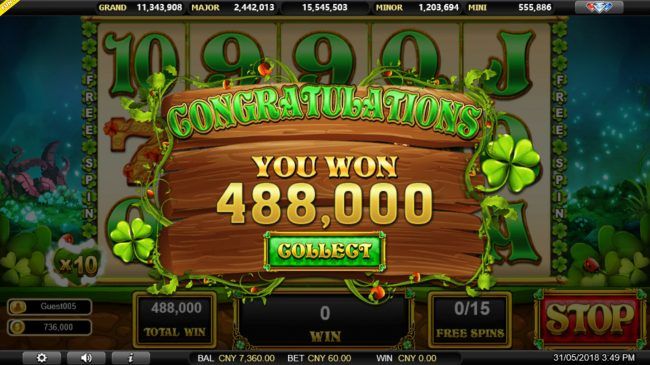 Total Free Spins Payout