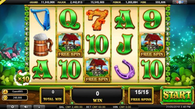 Free Spins Game Board