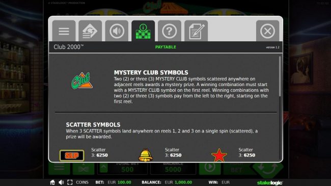 Mystery Club Symbol Rules