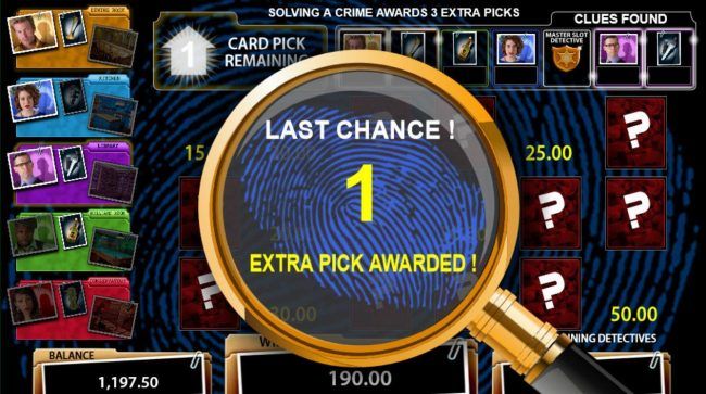 Last Chance 1 Extra Pick Awarded.