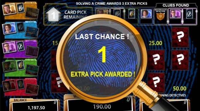 Last Chance 1 Extra Pick Awarded.