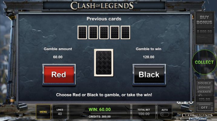 Red or Black Gamble Feature