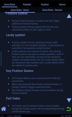 Feature Rules
