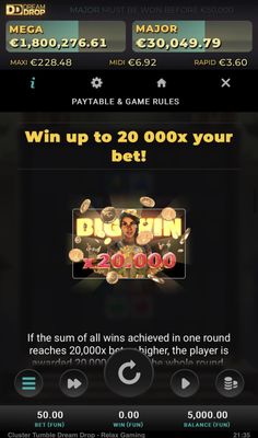 Win Up To 20000x