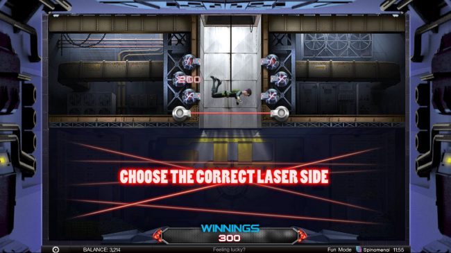 Picke left or right lasers