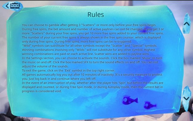 Scatter and Free Games Rules