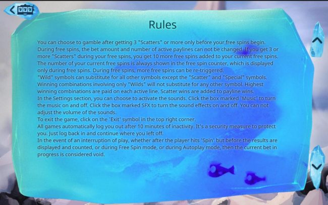 Scatter and Free Games Rules