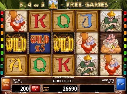 An x5 wild multiplier triggers multiple winning paylines leading to an 10,200 super jackpot win.