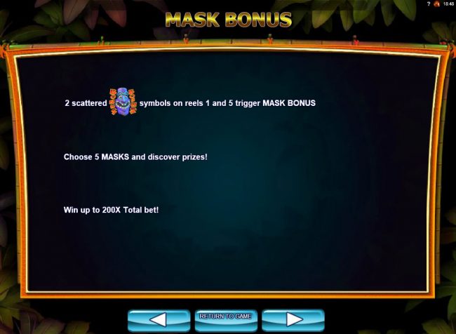 Mask Bonus Rules
