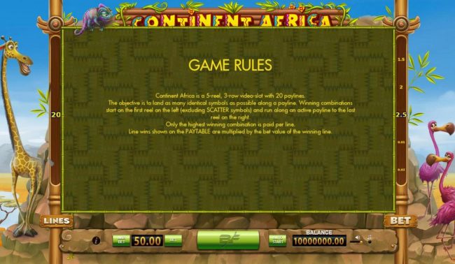 General Game Rules