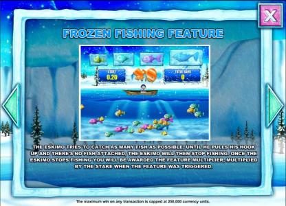 how to play frozen fishing feature