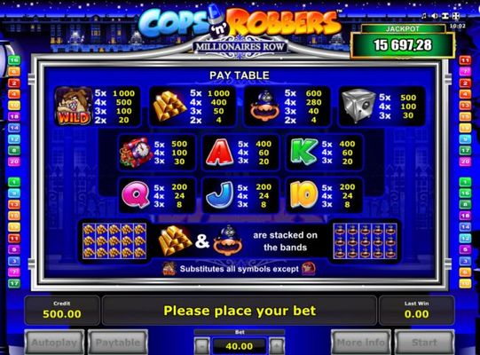Paytable