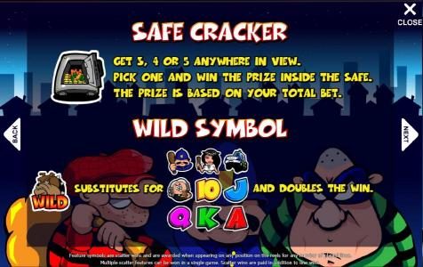 safe cracker and wild symbols rules