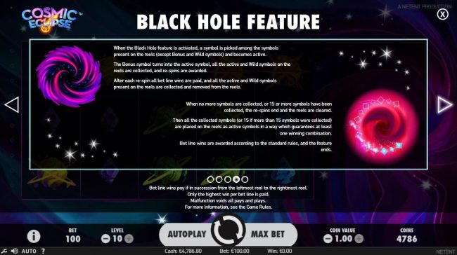 Black Hole Feature Rules