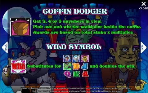 bonus game and wild symbol game rules