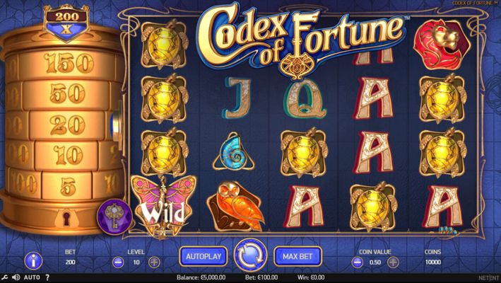 Codex of Fortune :: Base Game Screen