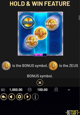 Hold and Win Feature