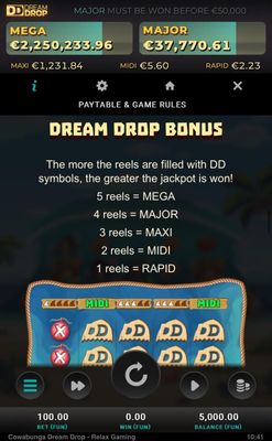 Dream Drop Bonus