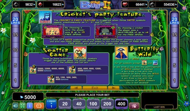 Bonus Game Rules