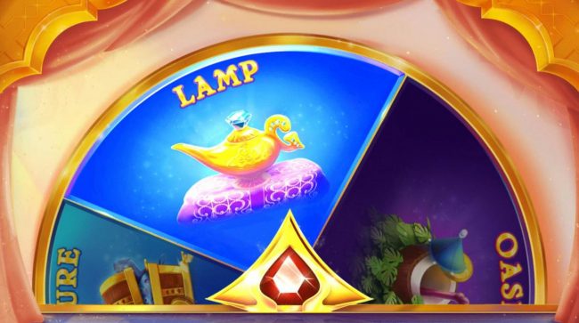 Lamp Bonus game triggered