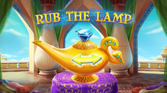 Rub the lamp to win a multiplier