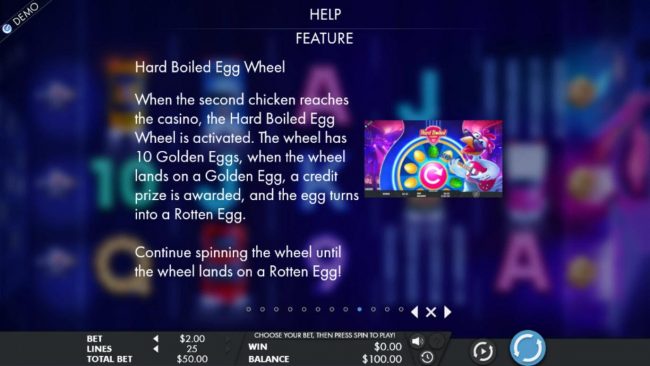 Hard Boiled Egg Wheel Bonus Feature