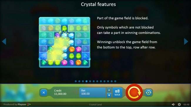 Crystal Feature Rules