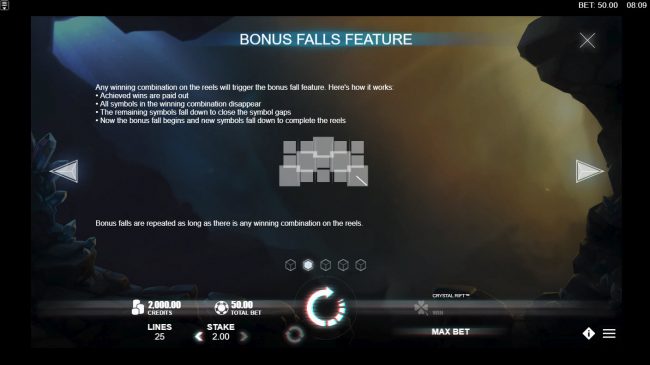 Bonus Falls Feature