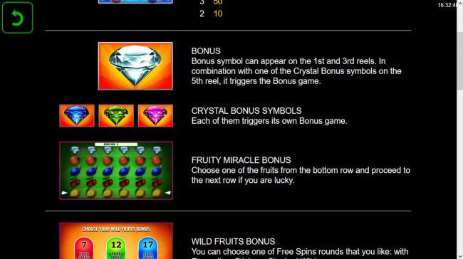 Bonus Game Rules