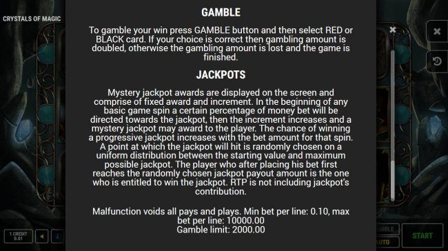 Jackpot Rules