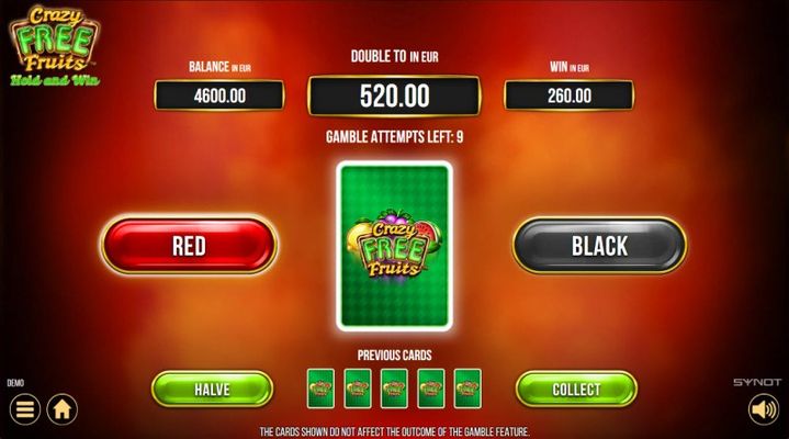 Red or Black Gamble Feature