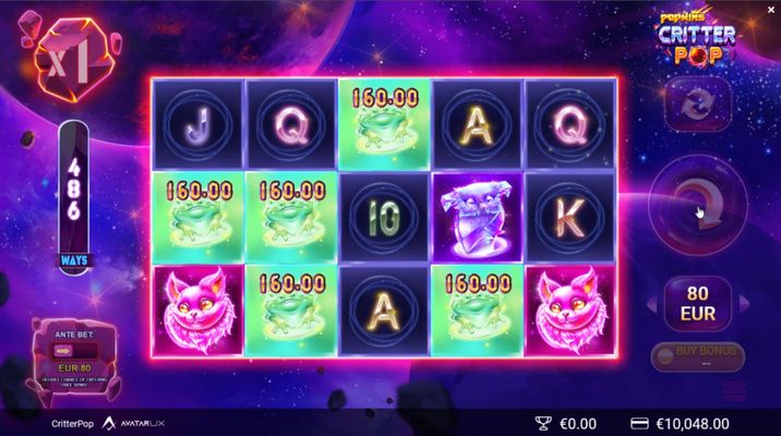 A four of a kind win