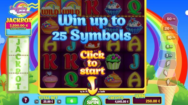 Win up to 25 symbols