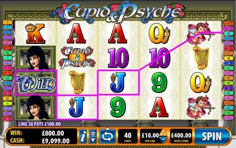 multiple winning paylines triggers an $800 big win