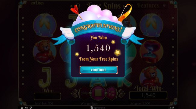 Total Free Spins Payout