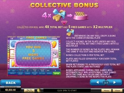 Collective Bonus Feature Game Rules