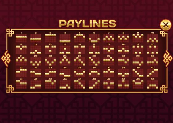 Paylines 1-50