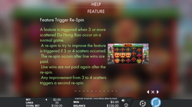 Feature Trigger Re-Spin Rules