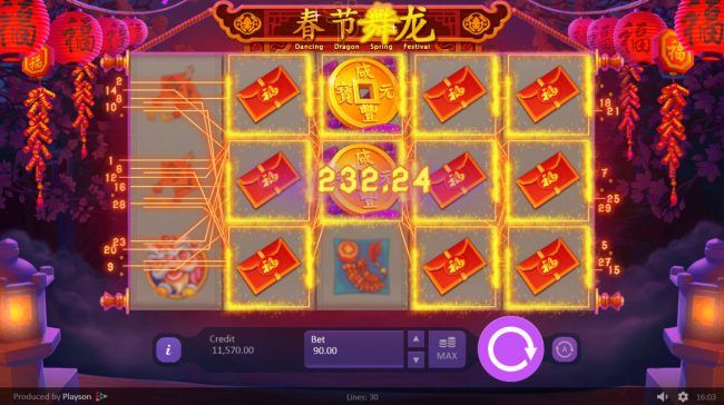Multiple winning paylines triggers a big win