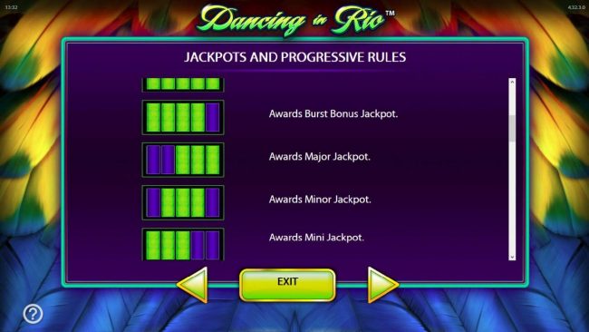 Jackpot and Progressive Rules. - continued