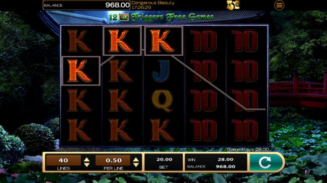 Multiple winning paylines