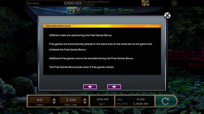 Free Spins Rules